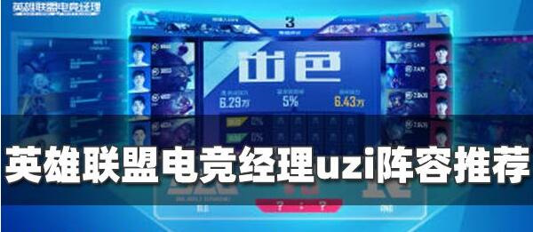 英雄联盟电竞经理uzi阵容怎么搭配 英雄联盟电竞经理uzi阵容搭配推荐