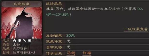 三国志战略版马超战法搭配组合推荐