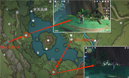 原神水天丛林七个枯萎的三相众物在哪 7个符号对应位置图解